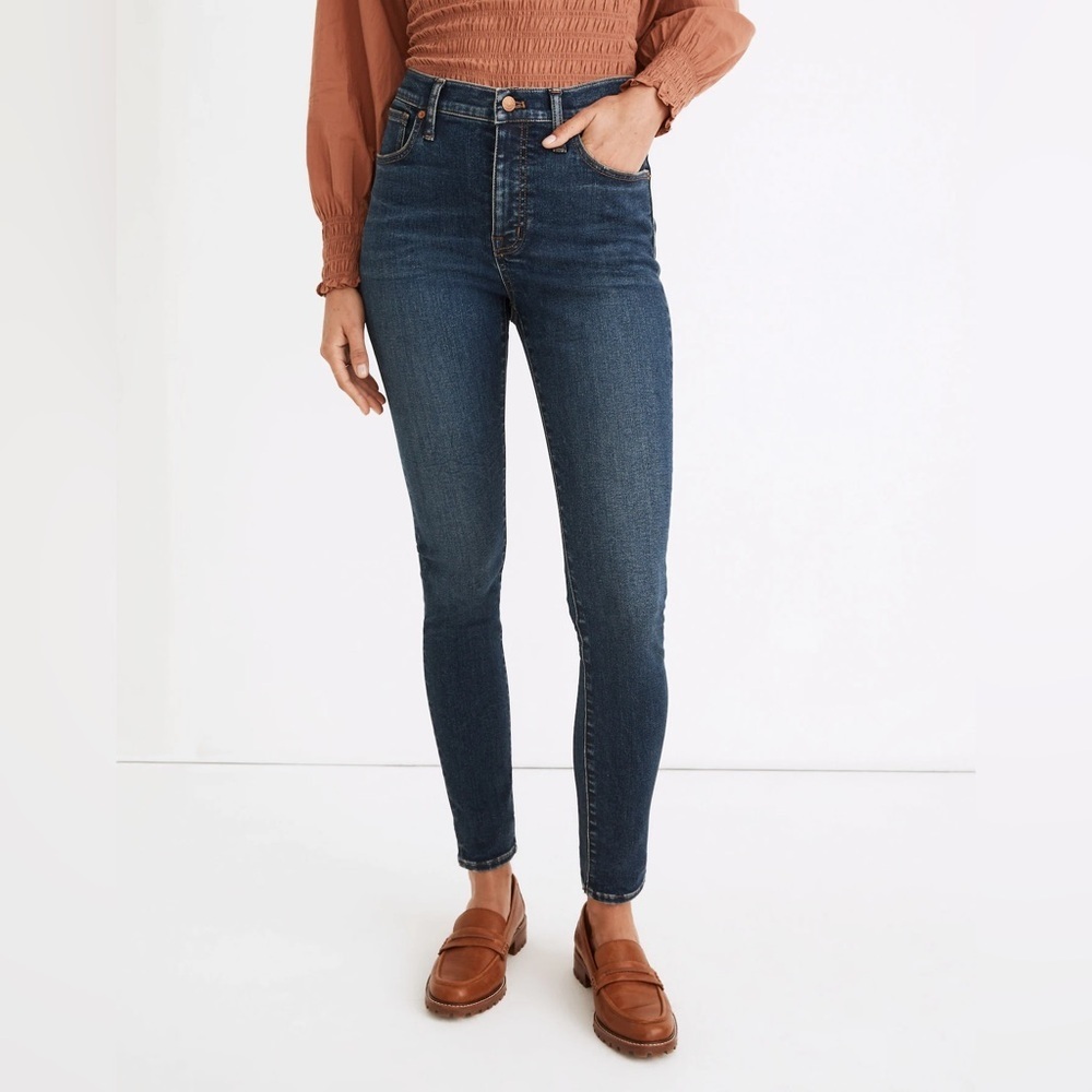Madewell 9" Mid-Rise Skinny Jeans in Skillman Wash NWT